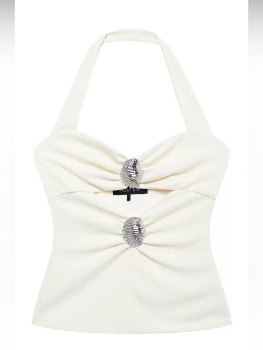 Zara Seashell Halter Top. XXL - Picture 5 of 6